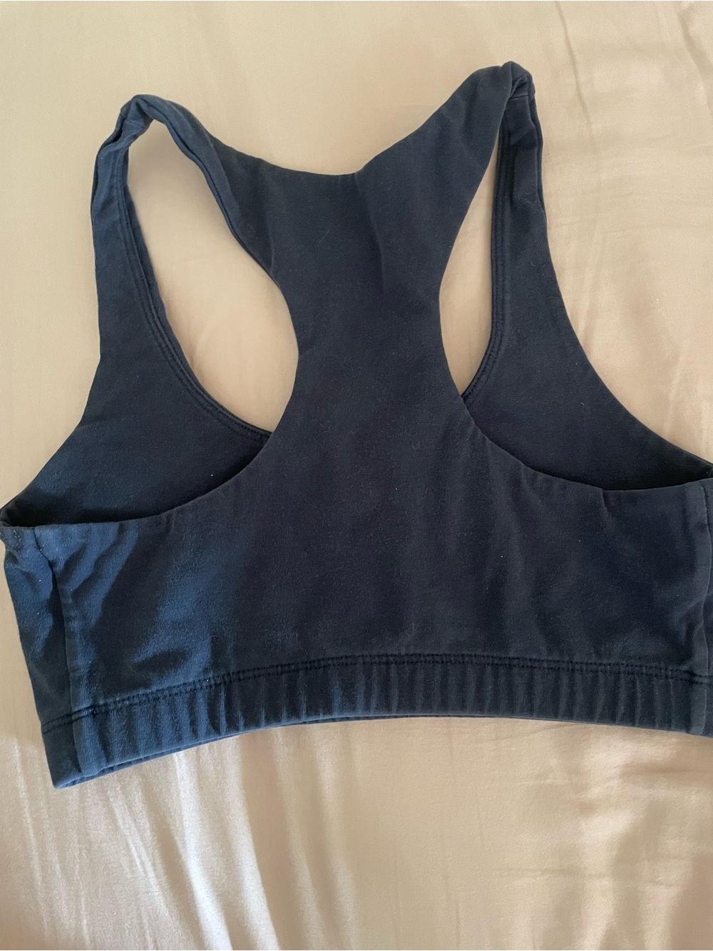MATE the Label Navy Racerback Seamless Sports Bra - Picture 3 of 3